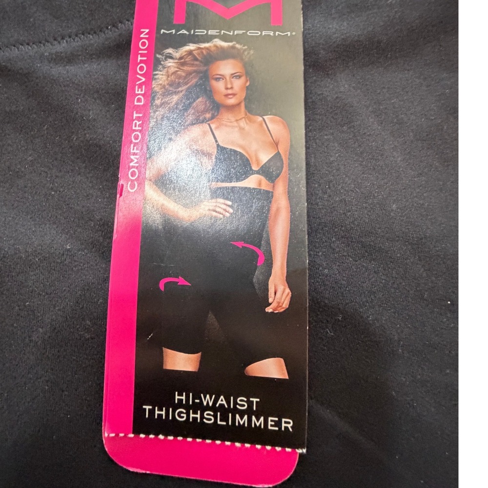 Maidenform Women's Black Comfort Devotion Hi-Waist Thigh Slimmer Size 2XL NWT - Picture 6 of 9